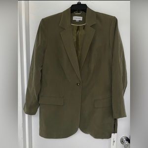 Calvin Klein Olive Blazer size 18W